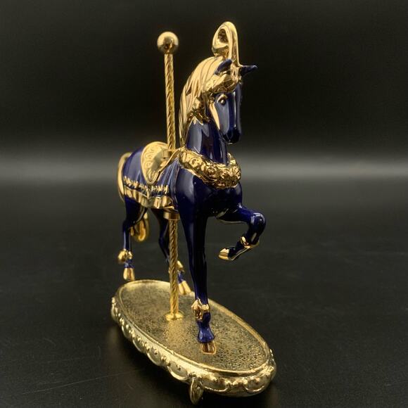 Vintage 1996 Franklin Mint Carousel Horse Figurine - Picture 10 of 16